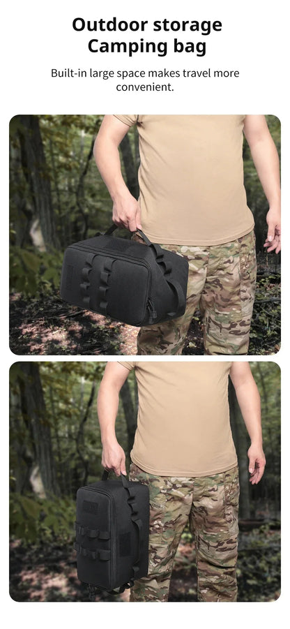 CAOX Outdoor Camping Picnic Bag Camping Supplies Tactical Gear Tent Camping Accessories Large Capacity Travel Bag Picnic Bag