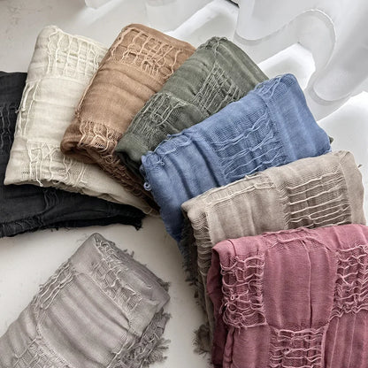 Ruins Style Unisex Steampunk Hip Hop Cotton Linen Scarf Retro Apocalyptic Scarves Techwear Capes Outdoor Tactical Shawl