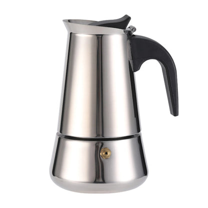 Octagonal Moka Pot Aluminum/Stainless Steel Stovetop Espressos Maker Multi-Purpose Coffee Pots for Outdoor Home Kitchen Office