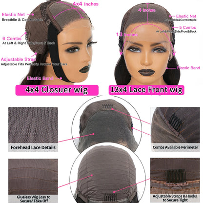 Honey Blonde Lace Front Wig PrePlucked 1B 27 Human Hair Wigs Ombre Body Wave Lace Front Human Hair Wig 180% Raw Bodywave 30 Inch