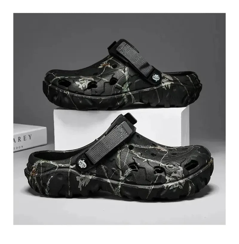 Summer Women's and Men's Clogs Slippers Classic Couple's Garden Shoes Men Fashion Casual Sandals Leisure Slides Big Size 46 47