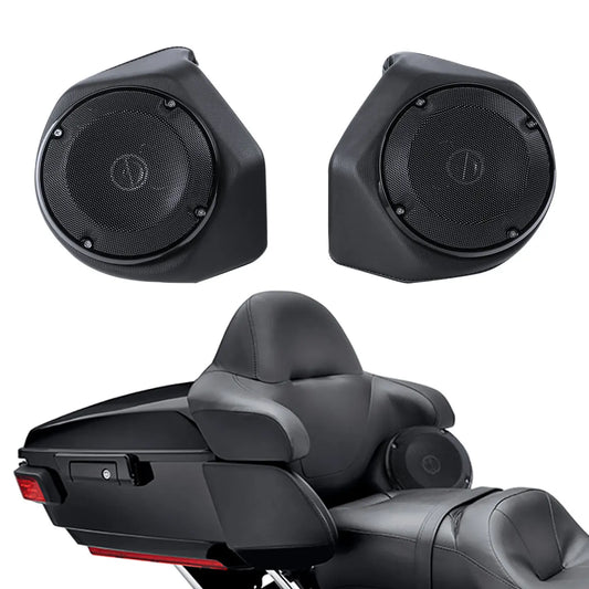 Motorcycle Backrest Pack Rear Speaker For Harley  Electra Glide Road King Ultra Limited 2014-2022 2019