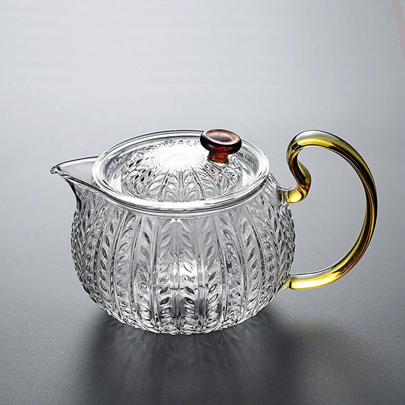 300ml 500ml High Borosilicate Heat-resistant Glass Teapot with Infuser Boiling Puer Flower Tea Pots Kung Fu Tea Set Teaware
