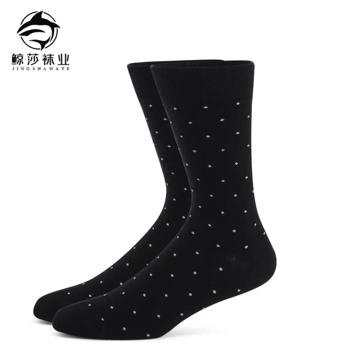 3pair Sock Leisure Athletic Sports Crew Dress Men Solid Color Striped plus-size Business Stockings mid-calf Autumn Winter B8W119