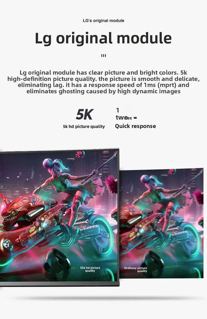 49 Inch Ultrawide Curved Monitor 5K, 32:9 IPS E-Sports Display, 4K 144Hz High Refresh Rate