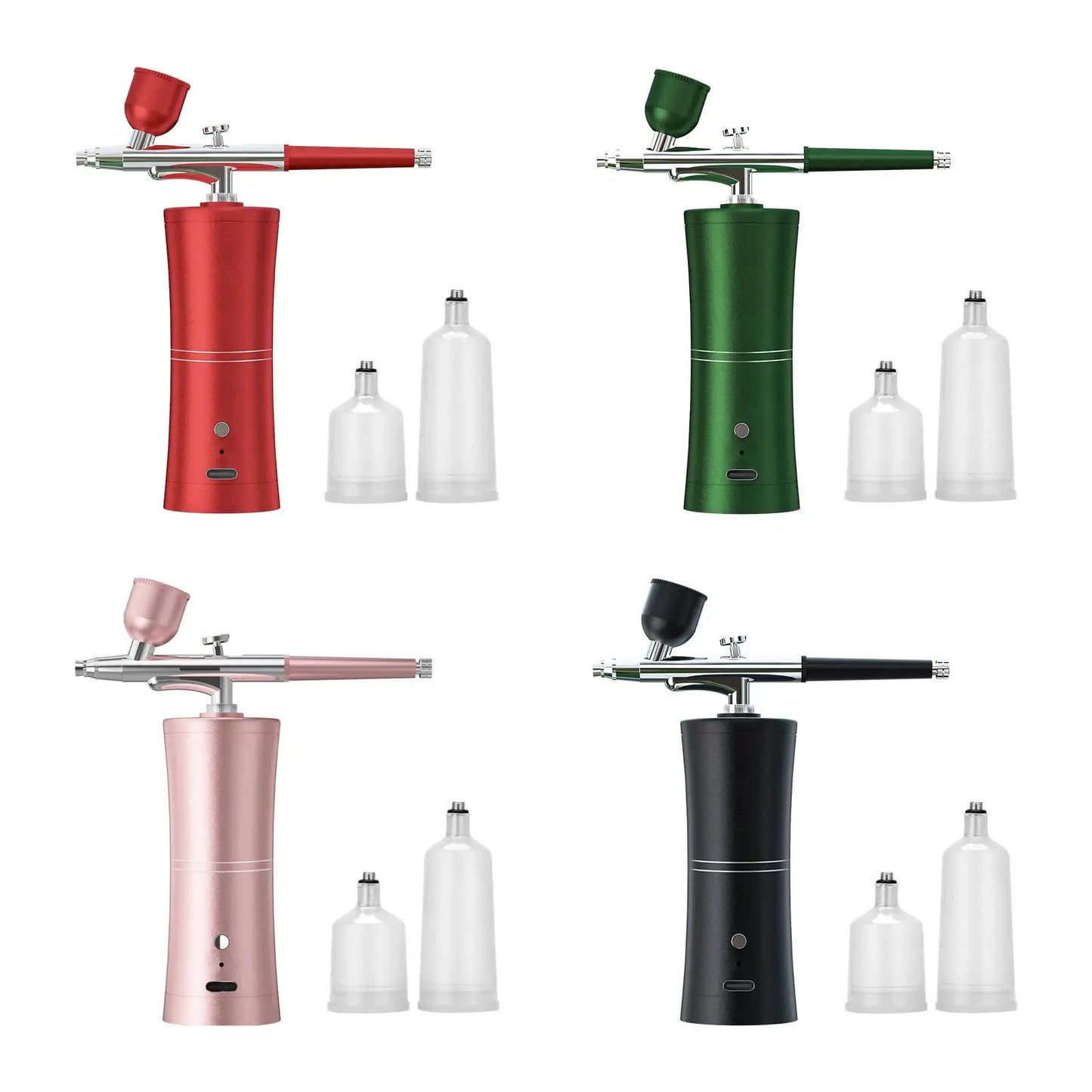 Paint Spray Rechargeable Multiuse Auto Airbrush Model Painting Nail Art Air Brush for Makeup Salon Cake Decorating Beauty Barber
