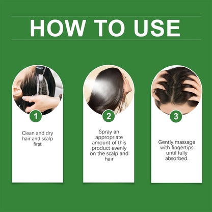 Rosemary Hair Growth Spray with Rice Water Hair Care Oil for Scalp Hydrate Thickness Anti-Flake Soft Smooth Strengthen Hair Mist
