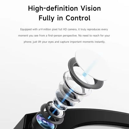 Xiaomi AI Smart Camera Glasses Translation 8K HD Camera Glasses Multifunctional Bluetooth 5.3 Calling Voice Assistant Music New