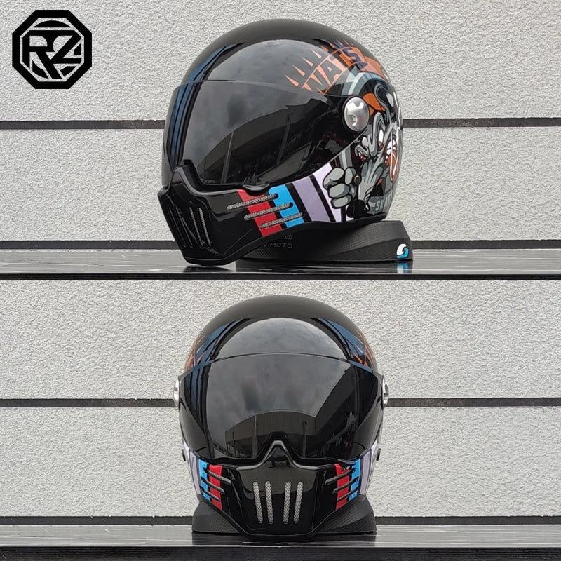 Motorcycle Helmet Full Face casco moto Helmet Vintage Chopper Retro Helmet capacete de motocicleta modular helmet DOT Approval