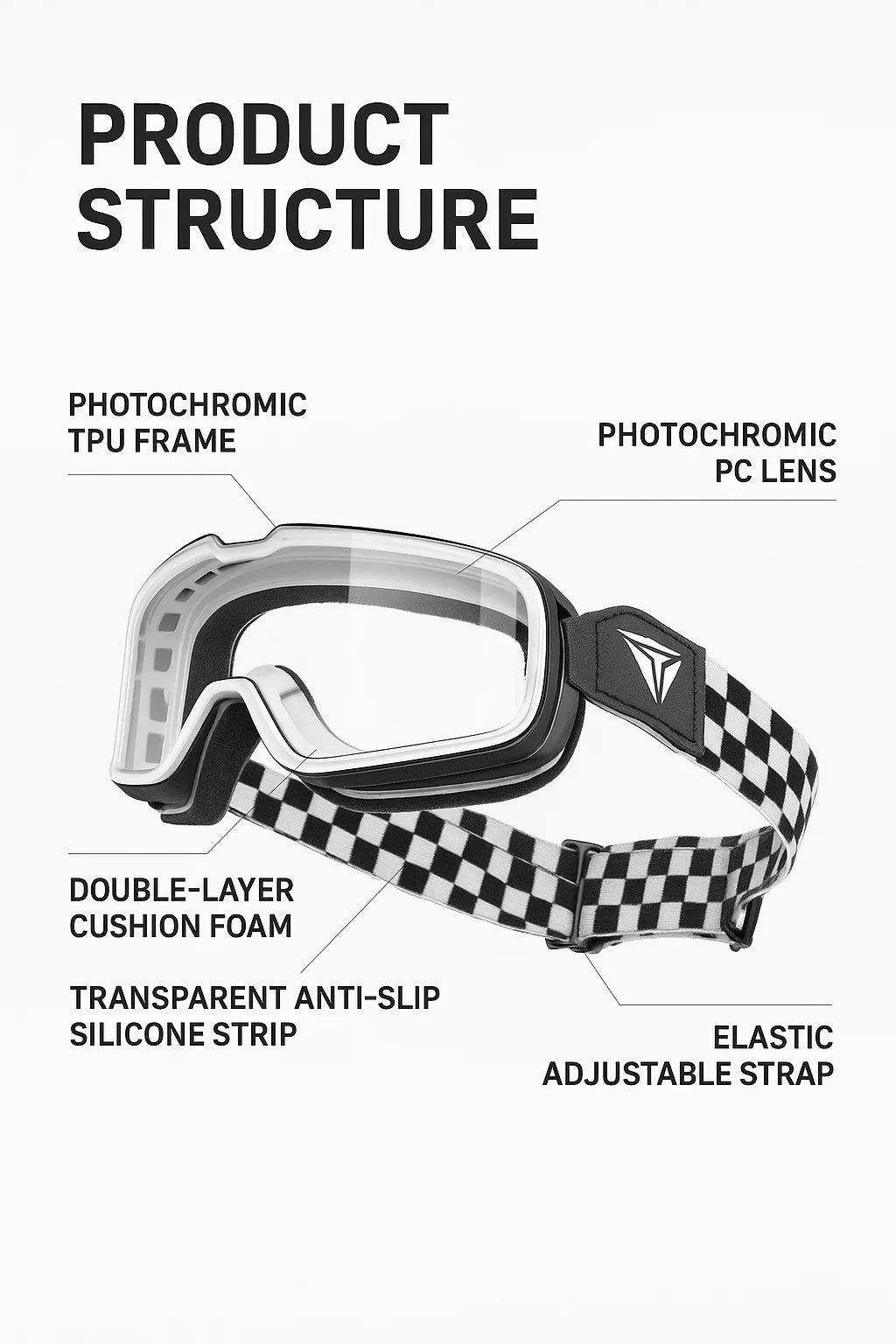 Motowolf Motocross Goggles Photochromic Windproof UV Protection Riding Glasses Men Women Outdoor Motorcycle Dustproof Eyewear