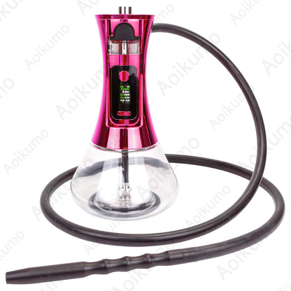 EHUKA Electric Hookah Set Portable Multifunctional Shisha Stainless Acrylic Hookah High Quality Shisha with LED Display