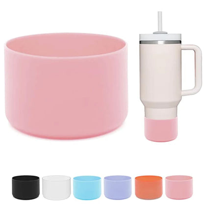 40oz Tumbler with Handle Straw and Silicone Boom Stainless Steel Vacuum Thermos Cup Large Capacity Travel Car Coffee Mug Logo