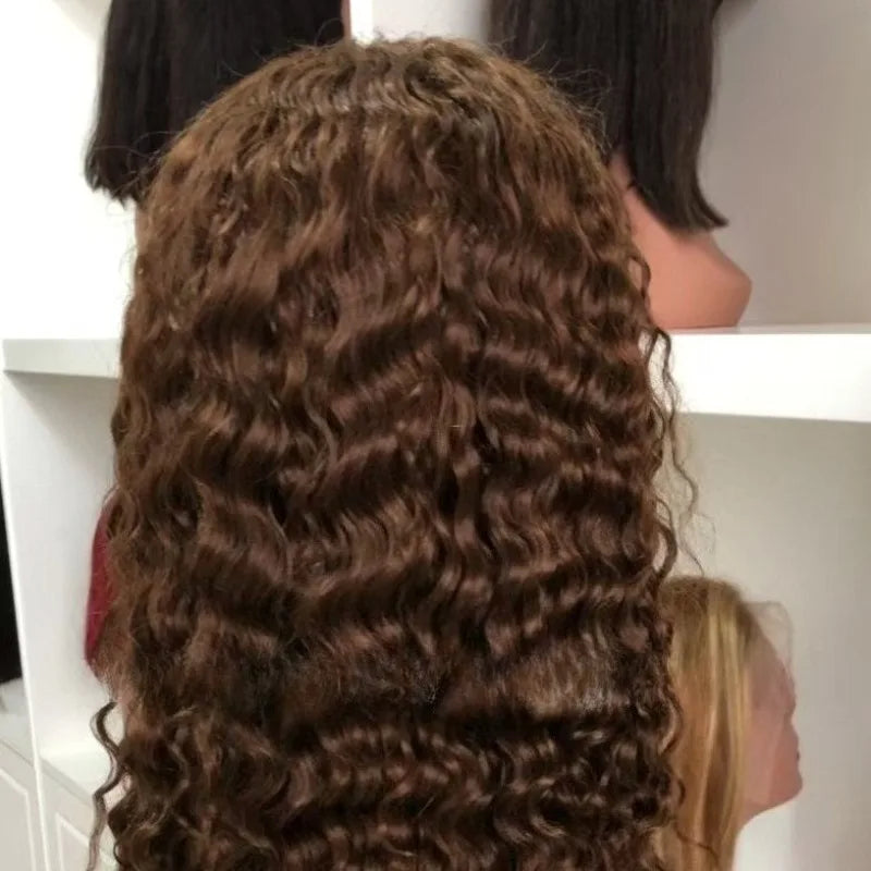 High Quality Front Lace Wig BOB DEEP High Density4 * 4 Frontal Lace Wigs European and American Wig Natural Brazilian Virgin Remy