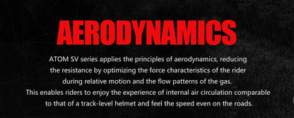 New Arrival Motorcycle Flip-Up Helmets Atom Sv Dual Lens Off Road 4 Seasons Helmets Color Options M-4Xl