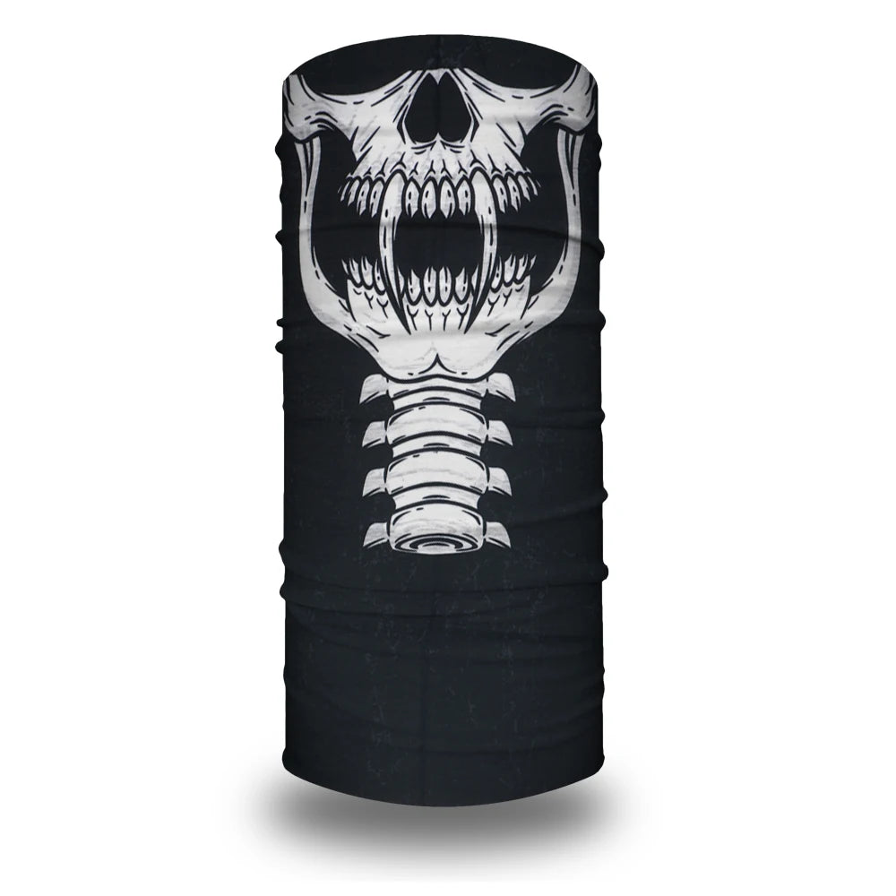 63-93 Vendetta Punisher Face Cover Tube Bandana Joker Men Motorcycling Riding Neck Gaiter Women Headband Mask Holloween Headwrap
