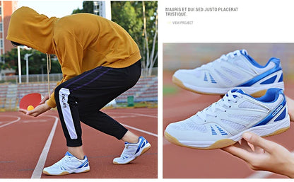 Men Table Tennis Shoes Non-slip Outdoor Breathable Competition Training Big Size Sneakers Handball Outdoor Boys Volleyball Shoes