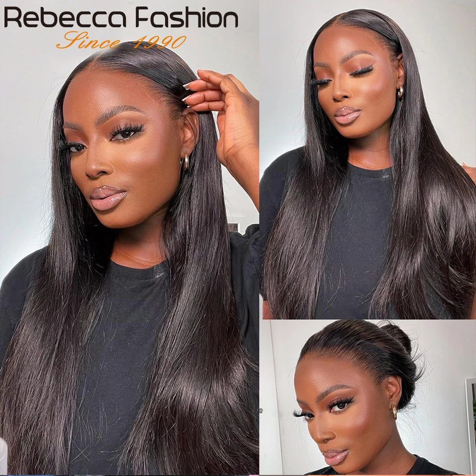 180D 13X4 Straight Lace Front Wigs Straight Human Hair Wigs For Women Human Lace Wigs Brazilian Lace Wigs Straight Frontal Wigs