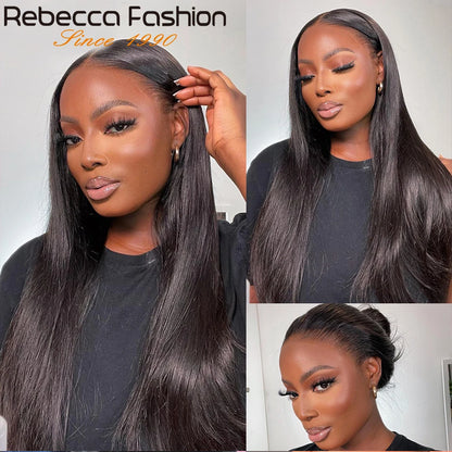 180D 13X4 Straight Lace Front Wigs Straight Human Hair Wigs For Women Human Lace Wigs Brazilian Lace Wigs Straight Frontal Wigs