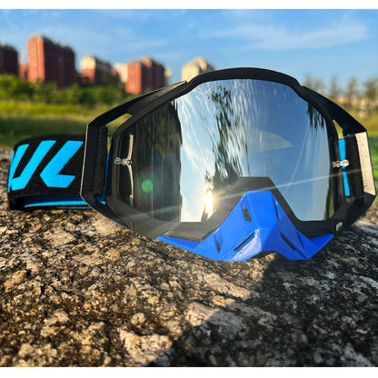 WJL Sports Motocross Glasses Motorcycle Sunglasses Man MTB ATV Mask Windproof Protection Skiing Cycling Racing Off-Road Goggles