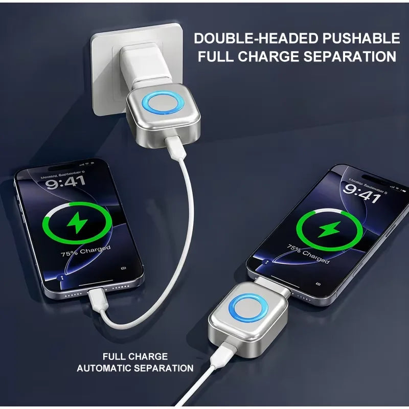 KEBIDUMEI 140W Type-C Charging Adapter Universal Separator Anti-Overcharge for Safe Overnight Charging Smart Auto Stop Charging