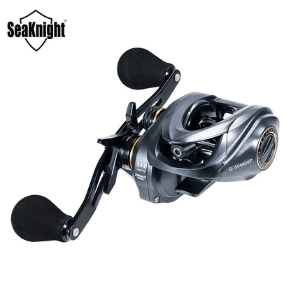SeaKnight Brand FALCAN IV 5.4:1 185g Lightweight Baitcasting Fishing Reels Carbon Fiber Drag Brass Gear Power Fishing Reel