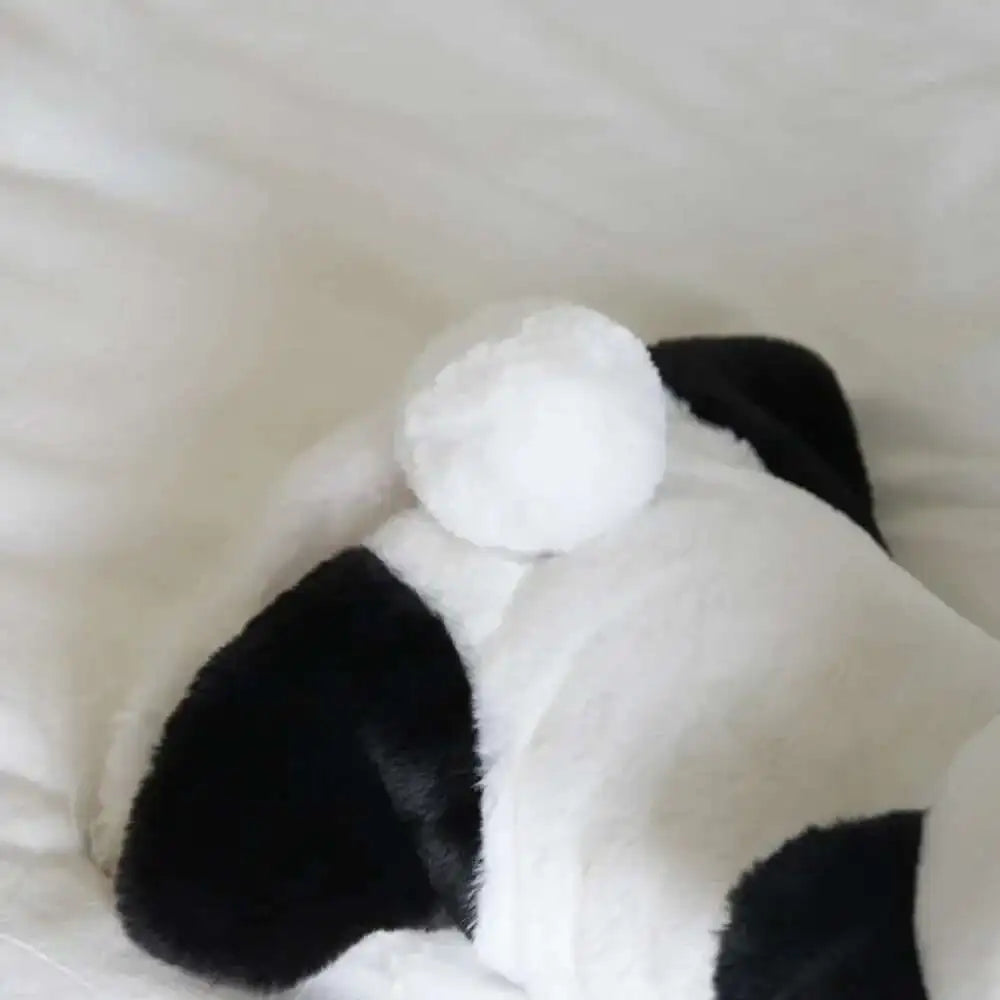 Autumn Winter Pet Plush Coat Dog Clothing Panda Costume Four Legged Cape Plush Warm Cat And Dog Clothing Puppy Clothes Dog Coat