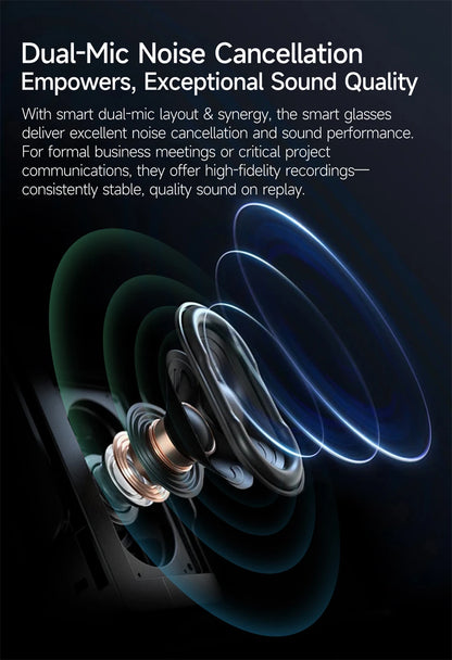 LIGE New 800W Pixel Camera Smart Glasses Men 4K Video Recording AI Photo Recognition Bluetooth Call Voice Translation Sunglasses