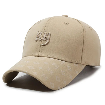 New Embroidered Letter Sports Baseball Hat Men Women Cotton Snapback Caps Outdoor Casual Sun Protection Dad Hats Tide