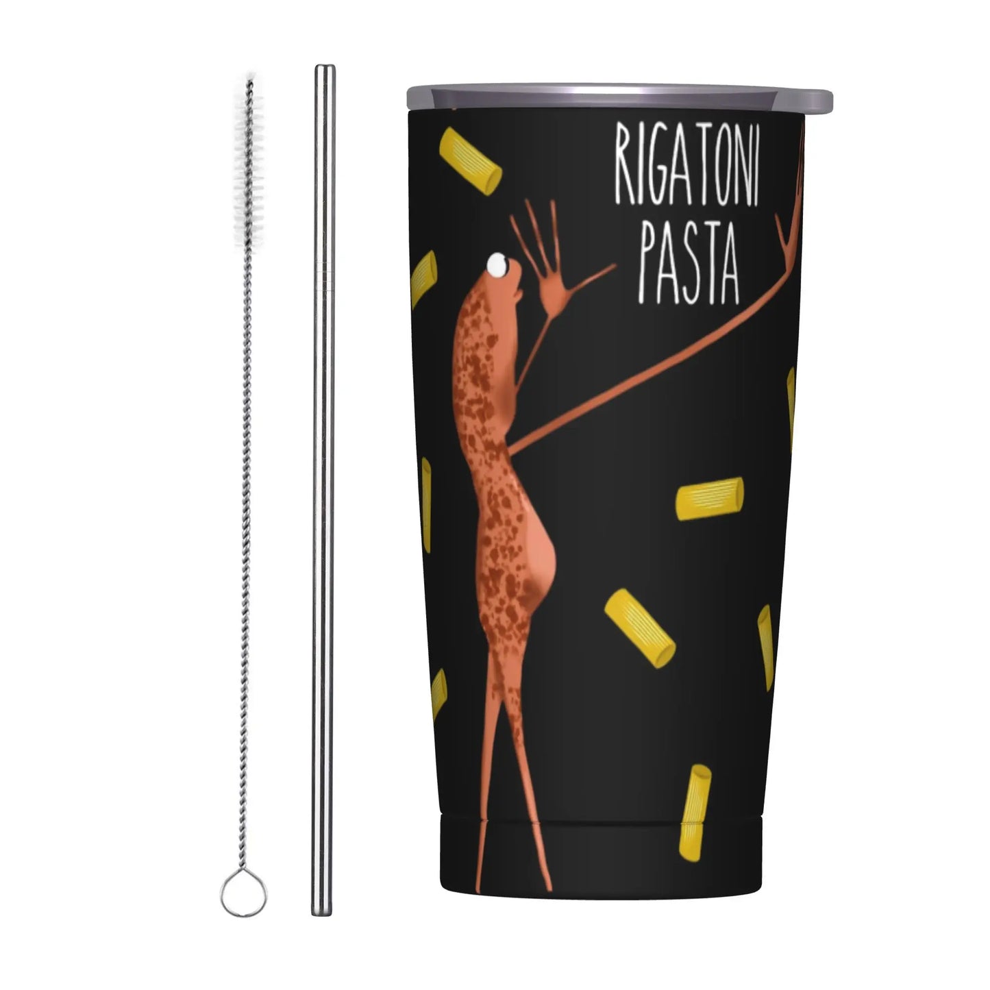Marcus The Worm Christmas Meme  Tumbler With Straw  Stainless Steel Travel Mugs Double Wall Vacuum Insulated