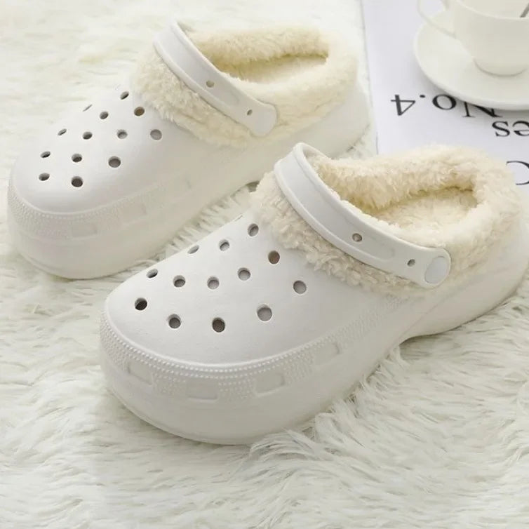 Cotton Fashion Clogs Slippers Women Hole Garden Shoes Water Shoes For Men Beach Sandals Soft Eva Bathroom Slides House Slides