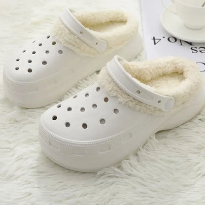 Cotton Fashion Clogs Slippers Women Hole Garden Shoes Water Shoes For Men Beach Sandals Soft Eva Bathroom Slides House Slides
