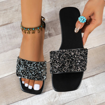 Women Slippers 2024 New Summer Fashion Sandals Platform Flats Outdoor Beach Slippers Thick Sole Slides Women Zapatos De Mujer