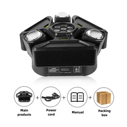 150W Moving Head Disco Lights for Parties Beam Strobe Light DJ Equipment RG Laser DMX/Remote Control/Auto Stage Effect DJ Set