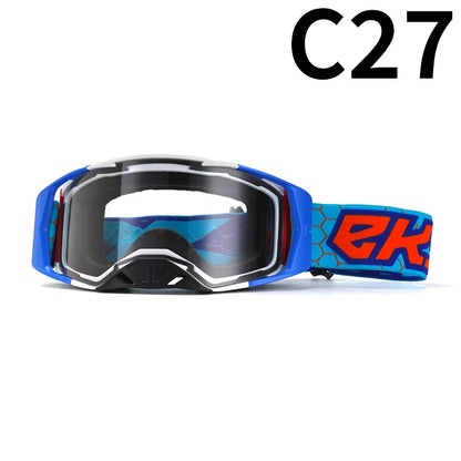 Off-Road Motorcycle Goggles - Windproof, Dustproof Protective Eyewear for Motocross, ATV Riding, Cycling & Outdoor Adventures,