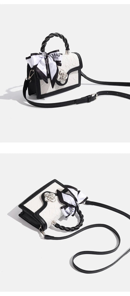Retro Square Mini Bag Unique Design Multi-Match Crossbody Bag For Women Casual Tote Handbag For Commuting