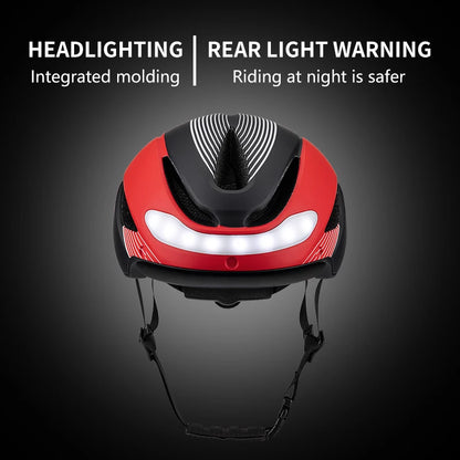 Horntour New Bicycle Helmet Ride Lights Racing Road Bike Helmet Men and Women Outdoor Sports Pro Cycling Bicicleta Safety Cap ﻿