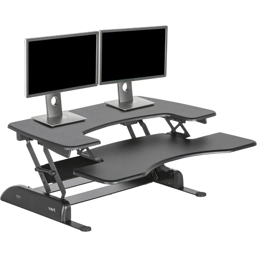 Desk Pro Plus 36 - Dual Monitor Standing Desk Converter - Adjustable Desk Riser with 11 Height Settings - Stand Up Ho.Customized