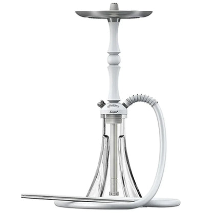 MattPear Simple Hookah Shisha Set 304 Stainless Steel 56cm single tube Large Hookah Shisha Set With Bottle