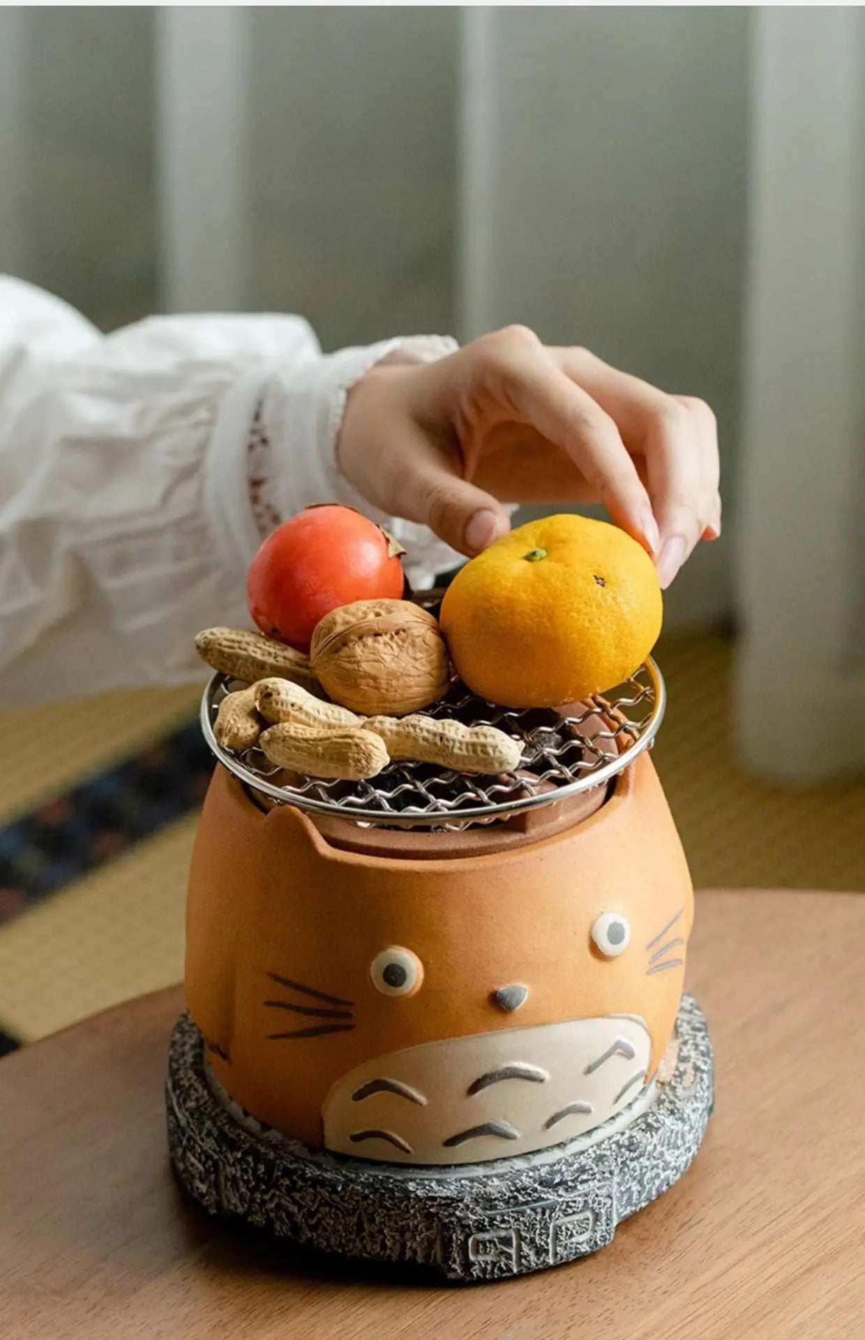Japanese Charcoal Fire Stove Can Dry-fire Coarse Pottery Anti-scalding Side Handle Kettle Household Tea Stove Charcoal Grill