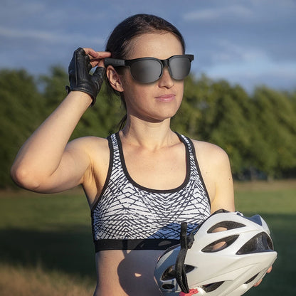 AI Intelligent Translation Glasses Smart Bluetooth-Compatible 5.4 Glasses with Microphone Speakers Wireless Headphones