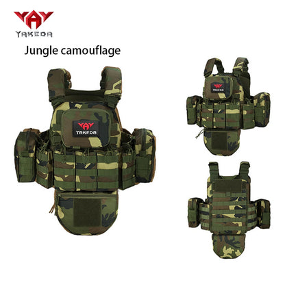 YAKEDA   The eight-piece hunting vest has multiple storage bags and is suitable for hunting training and other scenarios
