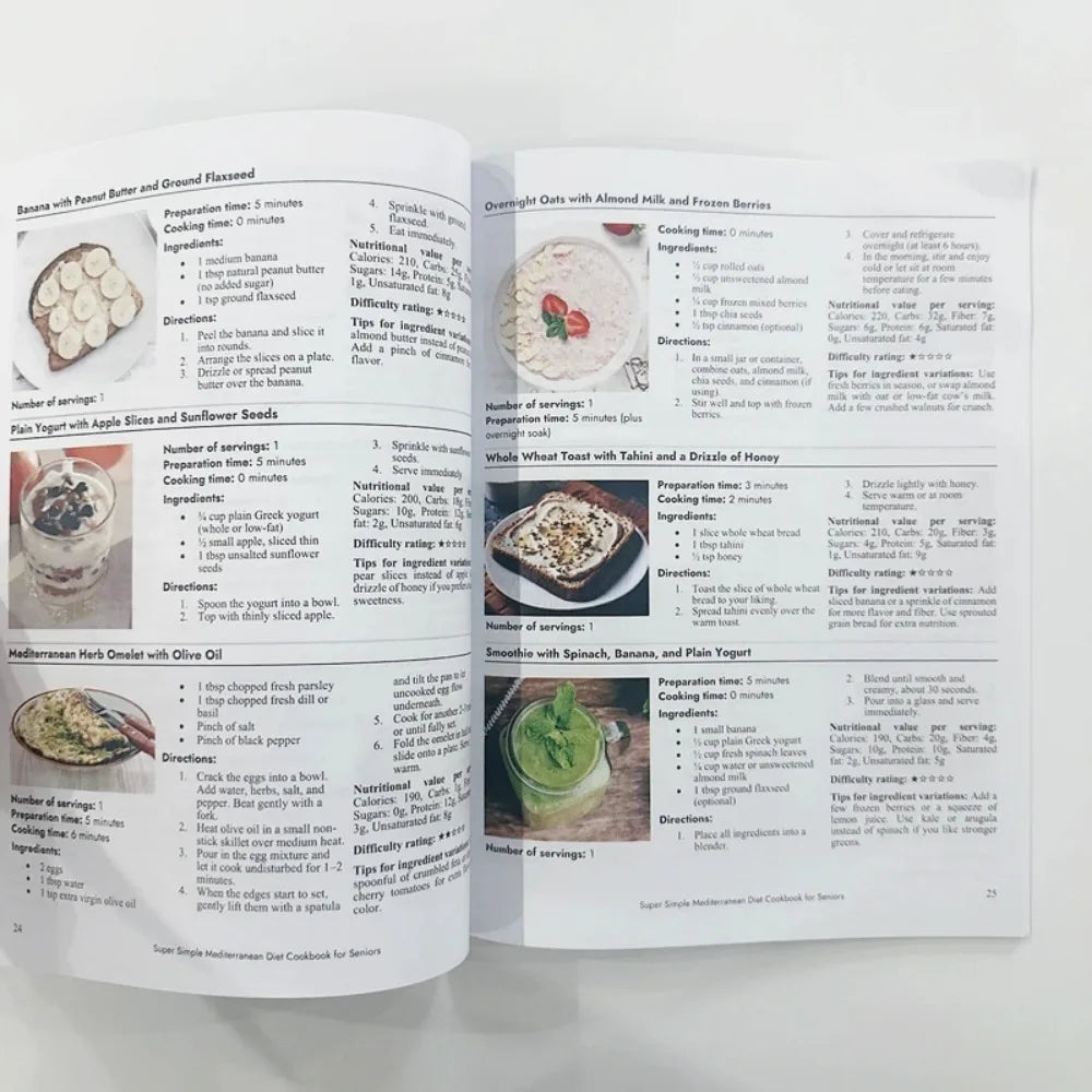 Bestsellers in 2026 Super Simple Mediterranean Diet Cookbook for Seniors: Eat Healthy, Support Longevity & Control Weight