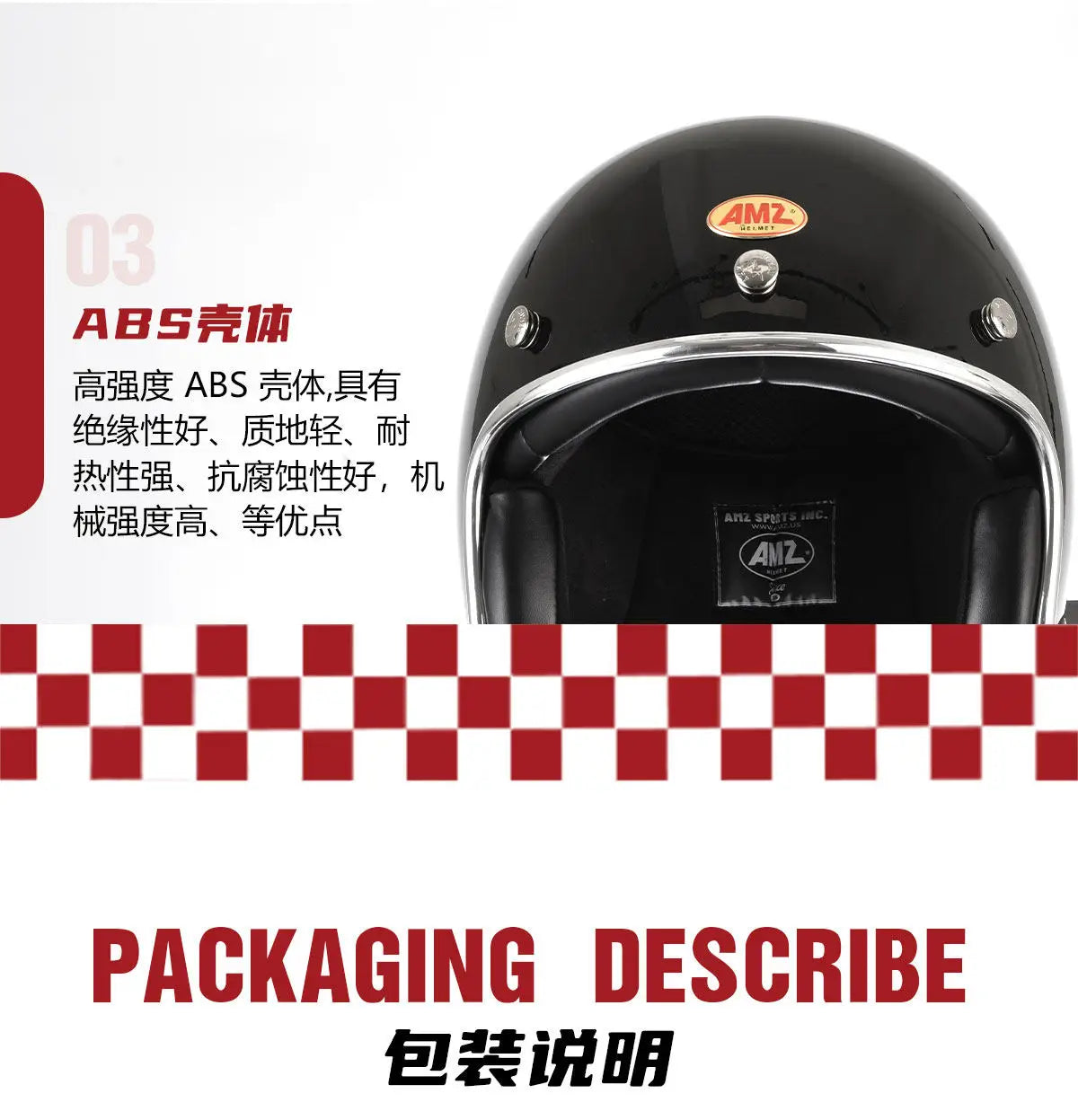 ECE DOT Approved Retro Motorcycle Helmet Open Face Moped 3/4 Vintage Low Profile Japanese Style Half Helmet Men Women Casco Moto