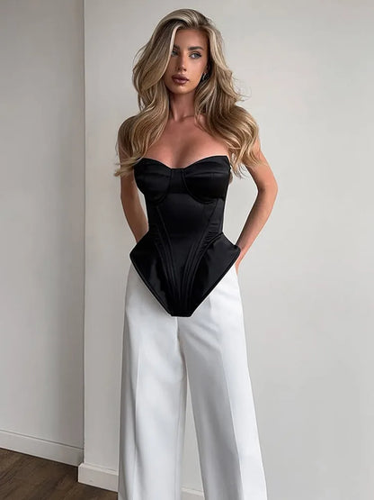 Black Lace Patchwork Strapless Dress Women Sexy Cape Shawl Waist Cinching Slim Mini Dresses Lady 2026 Evening Club Party Gowns