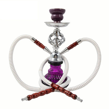 Glass Complete Shisha Hookah Set with Ceramic Bowl Tongs Hookah Hose Shisha Nargile Sheesha Narguile Chicha Water Pipe Hookah