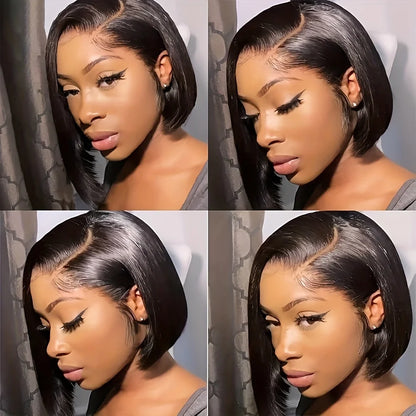 13x4 Straight Lace Front Wigs Human Hair 200% Density Hd Transparent 40 Inch Straight Frontal Wig for Women Straight Wigs