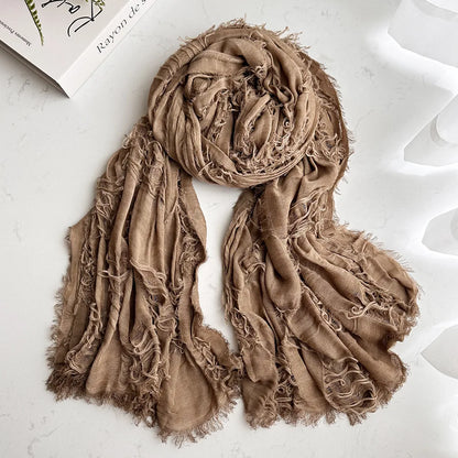Ruins Style Unisex Steampunk Hip Hop Cotton Linen Scarf Retro Apocalyptic Scarves Techwear Capes Outdoor Tactical Shawl
