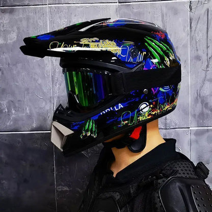 four seasons Racing Helmets Motorcycle Helmet  riding helmet and  rally Helmet Large adv Sports helmet Motocross Helmet Casco