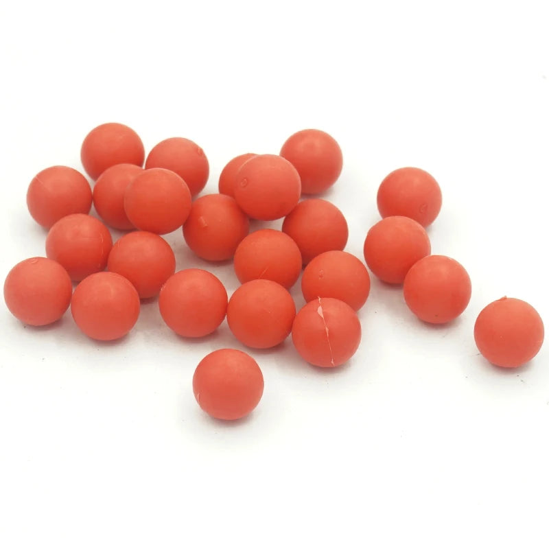 TR50 Paintball Ammo Reusable 0.5cal Rubber Ball Hard Plastic Bullet Projects for Self Defense 50 Rounds