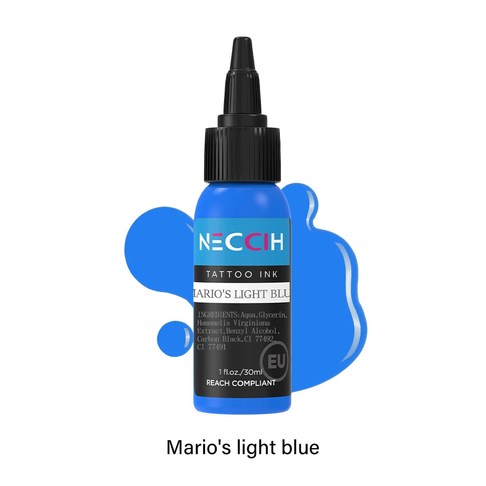 1oz 54 Colors Professional Tattoo Ink for Body Art Natural Plant Micro Pigment Permanent Tattoo Ink for Body Art Paint 30ml